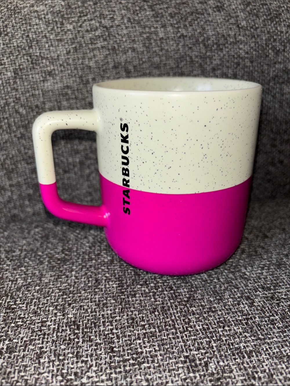 STARBUCKS 2022 Limited Edition Two-Tone Speckled Ceramic Coffee Tea Mug